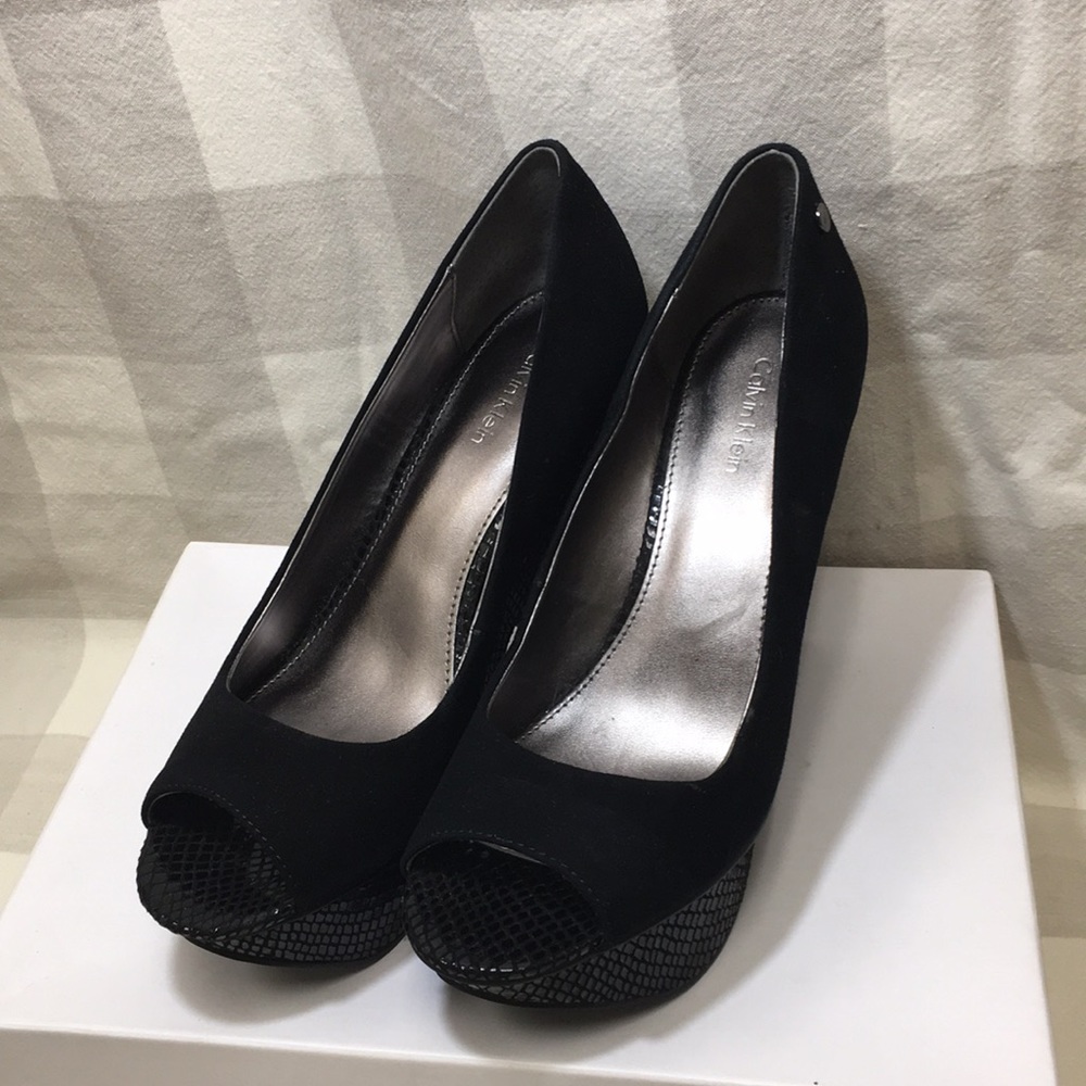 Calvin Klein platform heels